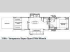 Floorplan - 2014 Forest River RV Cherokee Vengeance 316A Super Sport