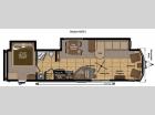 Floorplan - 2014 Keystone RV Residence 405FL