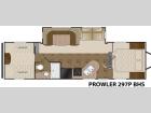 Floorplan - 2014 Heartland Prowler 297P BHS