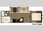 Floorplan - 2014 Heartland Trail Runner 27FQBS