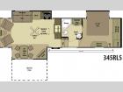 Floorplan - 2014 Open Range RV 345RLS