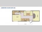 Floorplan - 2014 Fleetwood RV Jamboree Searcher 23B