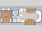 Floorplan - 2014 Thor Motor Coach Siesta 29TB