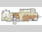 Floorplan - 2014 Forest River RV Salem Villa Series 394FKDS Estate