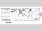 Floorplan - 2014 Pacific Coachworks Sandsport 23FBSL