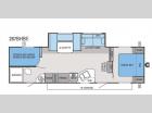 Floorplan - 2014 Jayco Jay Flight Swift 287BHBE
