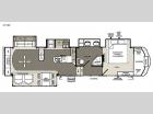 Floorplan - 2015 Forest River RV Sandpiper 355RE