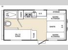 Floorplan - 2015 Coachmen RV Clipper Ultra-Lite 16B