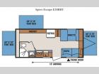 Floorplan - 2015 KZ Spree Escape E20RBT