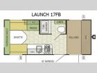 Floorplan - 2015 Starcraft Launch 17FB