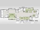 Floorplan - 2015 Tiffin Motorhomes Phaeton 42 LH