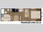 Floorplan - 2015 Heartland Prowler Lynx 25 LX Lynx