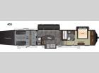 Floorplan - 2015 Keystone RV Fuzion 403 Chrome