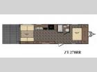 Floorplan - 2016 CrossRoads RV Z 1 ZT278RR