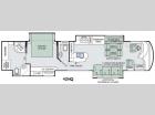 Floorplan - 2016 Thor Motor Coach Tuscany 42HQ