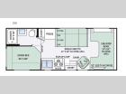 Floorplan - 2016 Thor Motor Coach Four Winds 23U