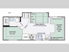 Floorplan - 2016 Thor Motor Coach Four Winds 24C