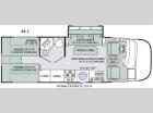 Floorplan - 2016 Thor Motor Coach Axis 24.1