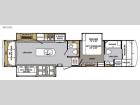 Floorplan - 2016 Forest River RV Cardinal 3875FB