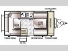 Floorplan - 2016 Forest River RV Flagstaff Hard Side T12DDST