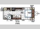 Floorplan - 2016 Forest River RV Rockwood Mini Lite 2304