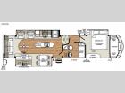 Floorplan - 2016 Forest River RV Sandpiper 35ROK