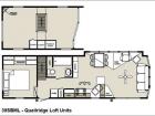 Floorplan - 2016 Forest River RV Quailridge Holiday Cottages 39SBML Loft