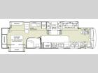 Floorplan - 2007 Fleetwood RV Discovery 39V