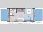 Floorplan - 2016 Jayco Jay Feather Ultra Lite X19H