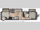 Floorplan - 2016 Keystone RV Residence 406FB