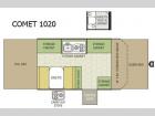 Floorplan - 2016 Starcraft Comet 1020