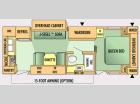 Floorplan - 2007 Jayco Jay Flight 25 RKS