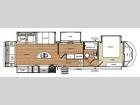 Floorplan - 2016 Forest River RV Wildwood Heritage Glen 368RLBHK