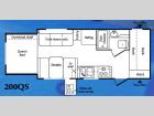 Floorplan - 2007 Keystone RV Passport 200QS