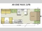 Floorplan - 2017 Starcraft AR-ONE MAXX 21FB