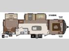 Floorplan - 2017 Keystone RV Sprinter 316BIK