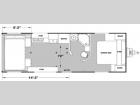 Floorplan - 2017 Eclipse Attitude Pro-Lite 23SA