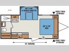 Floorplan - 2017 KZ Spree Escape E181RB