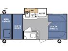 Floorplan - 2017 Forest River RV R Pod RP-182G