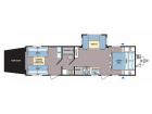 Floorplan - 2017 Dutchmen RV Coleman Lantern Series 300TQ