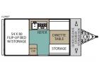 Floorplan - 2017 Viking Legend Hardside V12RBST