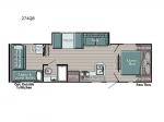 2023 Gulf Stream RV Ameri-Lite Ultra Lite 274QB Floorplan