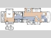 Floorplan - 2008 Travel Supreme Envoy 38DS04