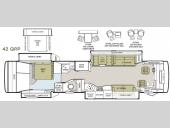 Floorplan - 2008 Tiffin Motorhomes Allegro Bus 42 QRP