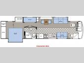 Floorplan - 2008 Gulf Stream RV Crescendo 40UL
