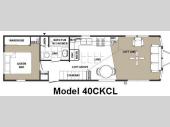 Floorplan - 2008 Forest River RV Summit 40CKCL