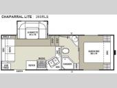 Floorplan - 2009 Coachmen RV Chaparral Lite 260RLS