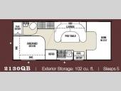 Floorplan - 2010 Coachmen RV Freelander 2130QB