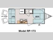 Floorplan - 2010 Forest River RV R Pod RP-173