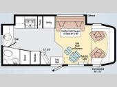 Floorplan - 2010 Itasca Navion 24A